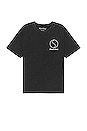 view 2 of 4 Yin Yang Premium Short Sleeve Tee in Washed Black