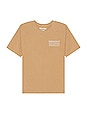 view 2 of 2 City Palms Premium Short Sleeve Tee in Camel