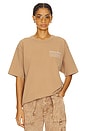 view 1 of 2 City Palms Premium Short Sleeve Tee in Camel