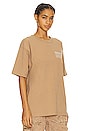 view 2 of 2 City Palms Premium Short Sleeve Tee in Camel