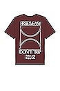 view 1 of 4 Connection Premium Short Sleeve Tee in Burgundy
