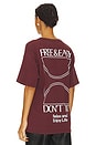 view 3 of 4 Connection Premium Short Sleeve Tee in Burgundy