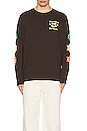 view 3 of 4 Bob Marley Tuff Gong Tee in Brown