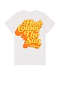 view 1 of 4 x The Beatles Here Comes The Sun Tee in Coconut