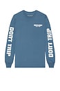 view 5 of 5 High Sea Long Sleeve Tee in Denim Blue