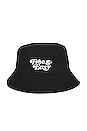view 4 of 4 Don't Trip Bucket Hat in Black