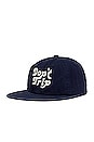 view 2 of 4 Don't Trip Washed Hat in Navy & White