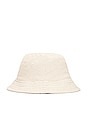 view 3 of 4 Don't Trip Fat Corduroy Bucket Hat in Chalk