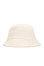 view 3 of 4 Don't Trip Fat Corduroy Bucket Hat in Chalk