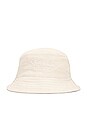 view 4 of 4 Don't Trip Fat Corduroy Bucket Hat in Chalk