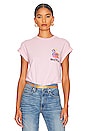 view 2 of 5 Flamingos Tee in Pale Pink
