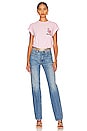 view 5 of 5 Flamingos Tee in Pale Pink