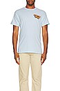 view 5 of 5 Be Happy La Tee in Powder Blue