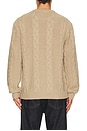 view 2 of 5 Chunky Cable Knit Jumper in Warm Oat