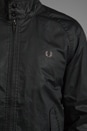 view 6 of 7 Coated Cotton Harrington Jacket in Black