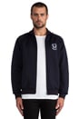 view 2 of 6 Track Jacket en Navy/Pearl in Navy & Pearl