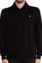 view 4 of 5 Classic Shawl Neck Sweater in Black