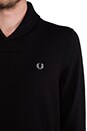 view 5 of 5 Classic Shawl Neck Sweater in Black