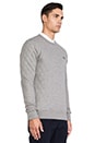view 2 of 3 Quilted Marl Sweatshirt in Steel Marl