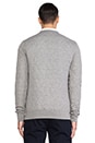 view 3 of 3 Quilted Marl Sweatshirt in Steel Marl