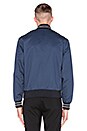 view 4 of 4 Cotton Bomber Jacket in Service Blue