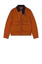 view 5 of 5 Nylon Caban Jacket in Brandy