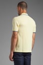 view 3 of 5 Twin Tipped Fred Perry Shirt in Ice Lemon/Ecru/Midblue in Ice Lemon & Ecru & Midblue