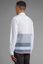 view 3 of 5 Wide Placement Stripe Shirt in White