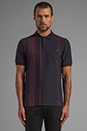 view 1 of 5 Vertical Stripe Polo in Navy