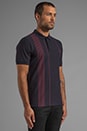 view 2 of 5 Vertical Stripe Polo in Navy
