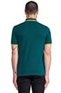 view 3 of 5 Twin Tipped Shirt in Dark Teal/Luminary Green in Dark Teal & Luminary Green