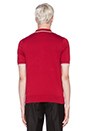 view 3 of 3 POLO TIPPED KNIT SHIRT in Vintage Red