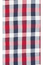 view 5 of 5 Herringbone Gingham Shirt in Deep Red