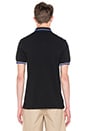 view 3 of 3 Twin Tipped Polo in Black & White & Regal