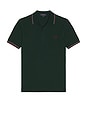 view 4 of 5 Twin Tipped Polo Shirt in Green, Black, & Oxblood