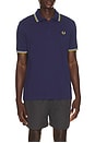 view 1 of 5 CAMISA in French Navy, Dusky Blue, & Citron
