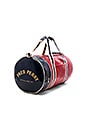 view 3 of 5 SAC DE VOYAGE POLOCHON CLASSIQUE in Tartan Red & Navy & Ecru
