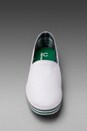 view 5 of 6 Kingston Stampdown Twill Slip On en White/Privet/Ivy in White & Privet & Ivy