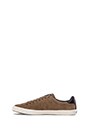 view 5 of 6 Howells Unlined Suede Sneakers in Driftwood & Maroon