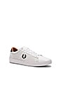view 2 of 6 Spencer Mesh & Leather Sneakers in White & Black