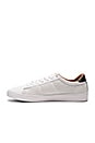 view 5 of 6 Spencer Mesh & Leather Sneakers in White & Black