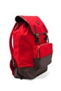 view 3 of 4 Cotton Rucksack in Red/ Chocolate in Red & Chocolate
