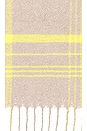 view 3 of 5 Prep Brushed Plaid Blanket Scarf in Sand Combo
