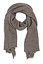 view 2 of 3 Long Weekend Waffle Scarf in Coal