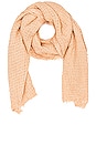view 2 of 3 Long Weekend Waffle Scarf in Sand