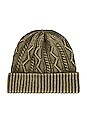 view 3 of 3 Stormi Washed Cable Beanie in Olive