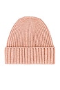 view 1 of 2 Winnie Waffle Cuff Beanie in Peony