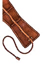 view 3 of 3 Selena Leather Corset Belt in Cognac