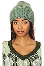 view 1 of 3 Harbor Marled Ribbed Beanie in Pine