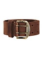 view 3 of 3 x We The Free Double Cross Belt in Cognac